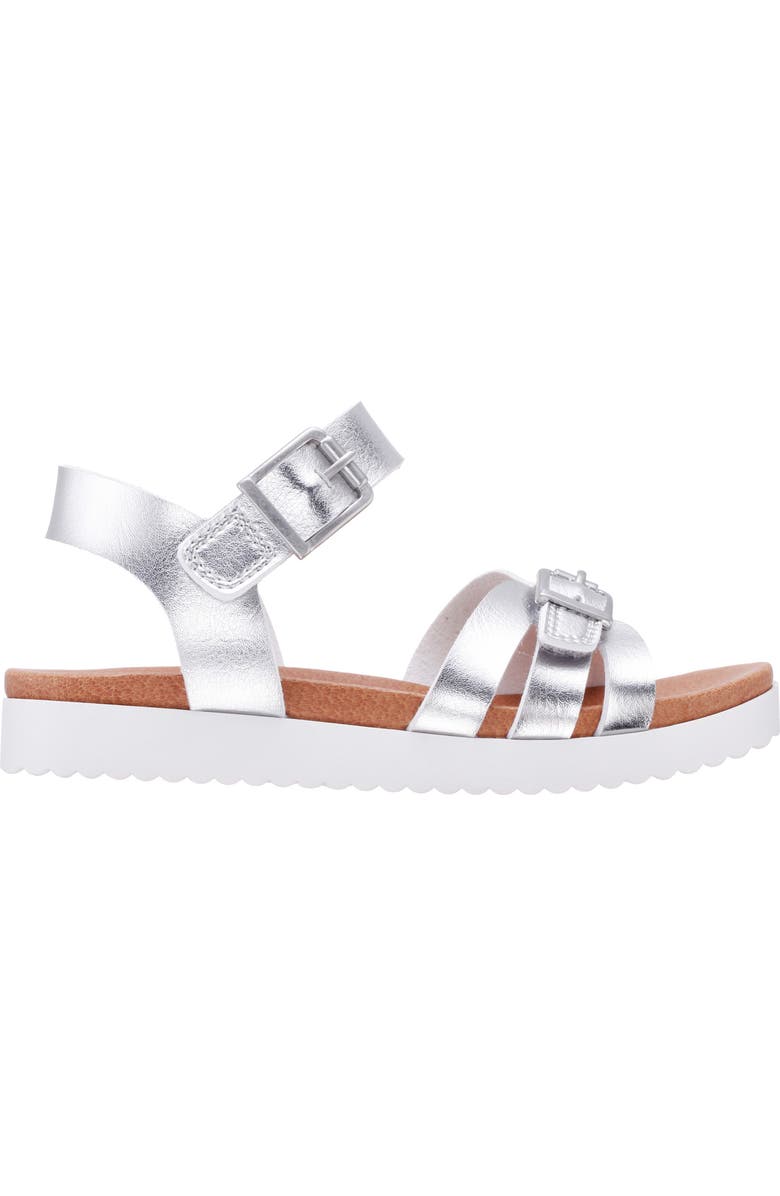 Nina Kids' Lacey Metallic Strappy Sandal, Alternate, color,