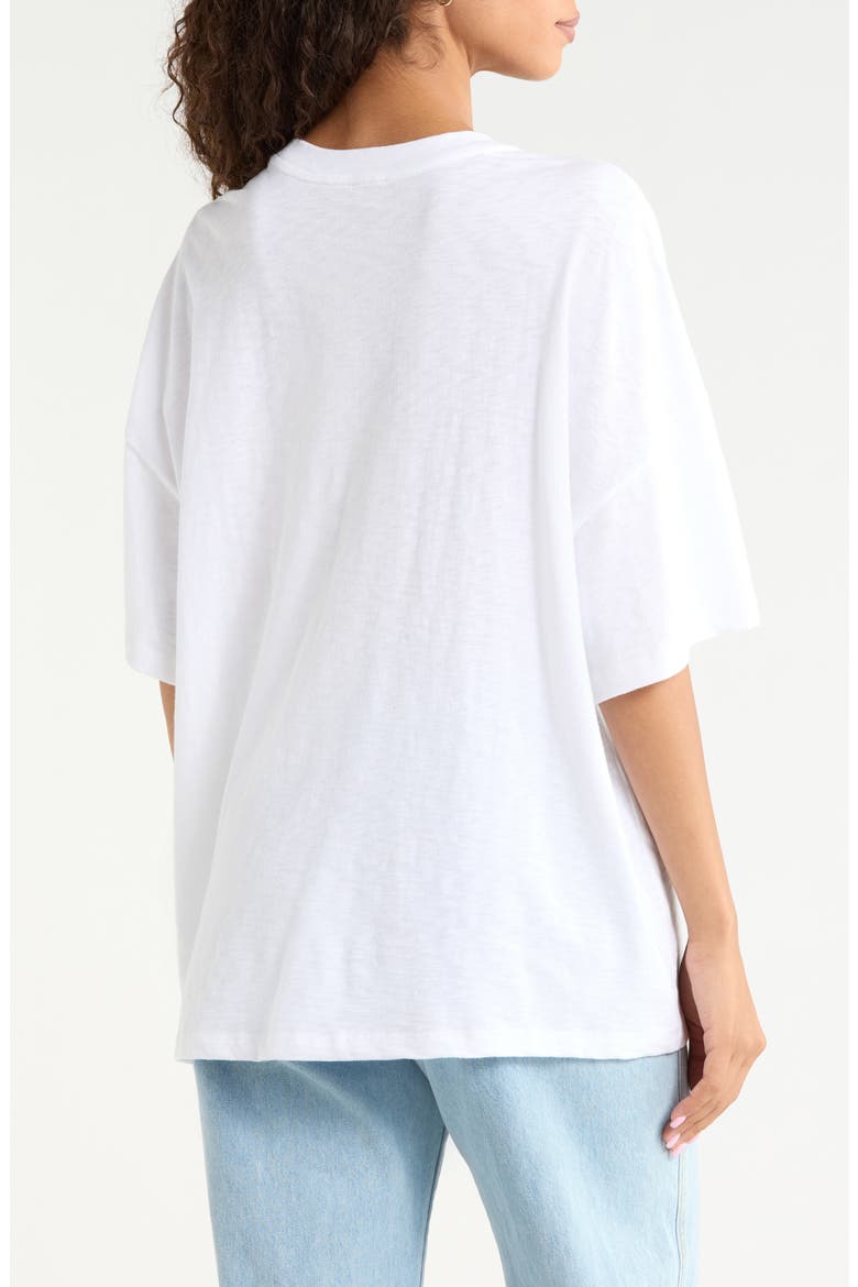 Sunwashed Boyfriend T-Shirt, Alternate, color, WHITE
