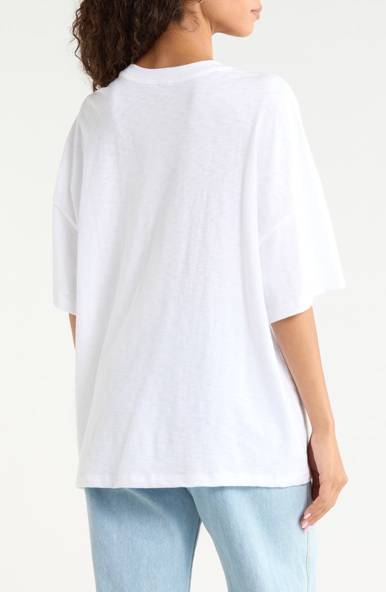 Faherty Sunwashed Boyfriend T-Shirt, Alternate, color, White