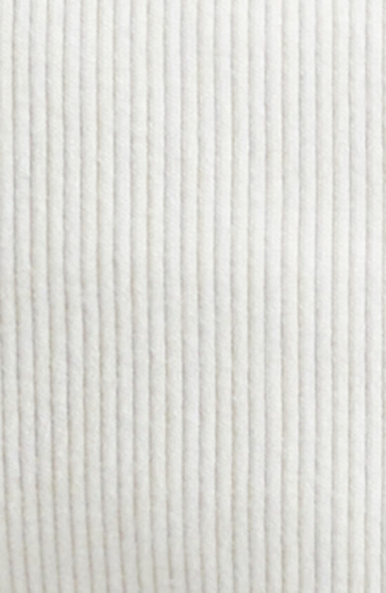 Burberry Cleo Lace-Up Rib Tank, Alternate, color, Chalk