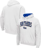 COLOSSEUM Men's Colosseum White Pitt Panthers Arch & Team Logo 3.0 Pullover Hoodie