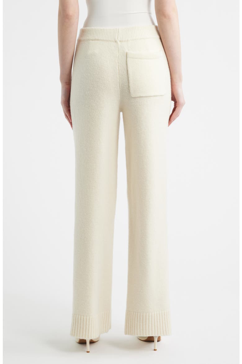 Lara Merino Wool Pants, Alternate, color, CREAM