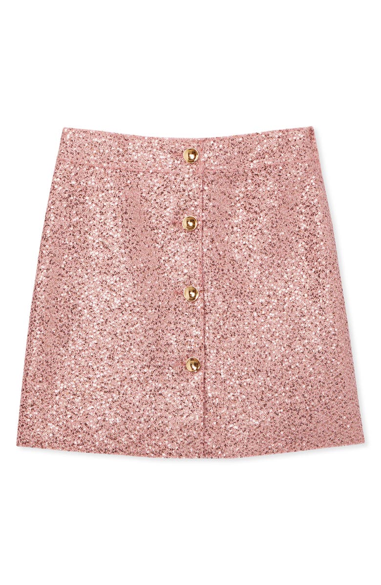 ST. JOHN Sequin Knit Miniskirt, Main, color,
