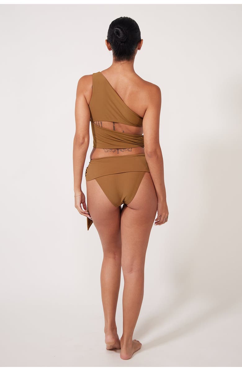 Villa Fresca Remy Bikini Swimsuit Top, Alternate, color, Cork