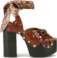 Kurt Geiger London Butterfly Platform Ankle Strap Sandal
