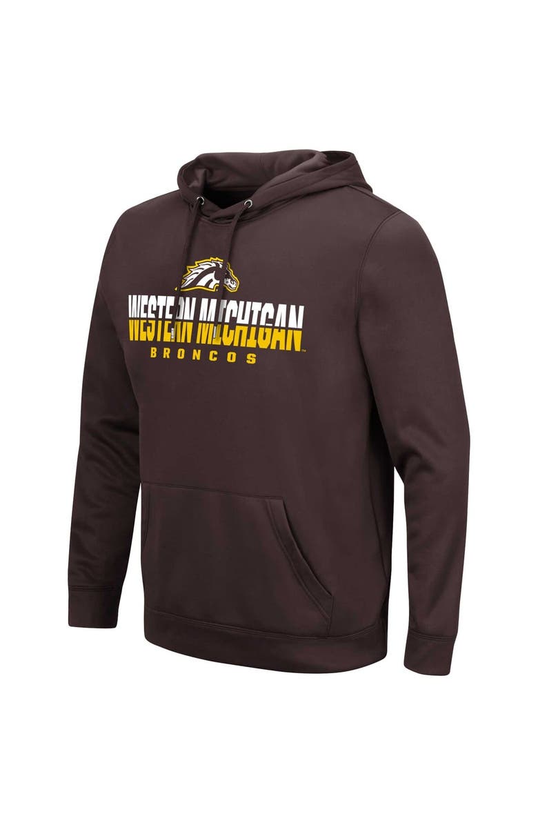 COLOSSEUM Men's Colosseum Brown Western Michigan Broncos Lantern Pullover Hoodie, Alternate, color, 