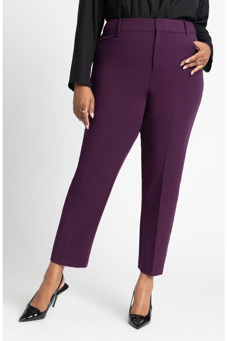 The 365 Semi Stretch Slim Leg Pant, Main, color, POTENT PURPLE