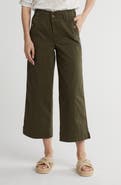 Democracy Wide Leg Ankle Crop Pants