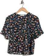 Ulla Johnson Calla Short Sleeve Silk Top