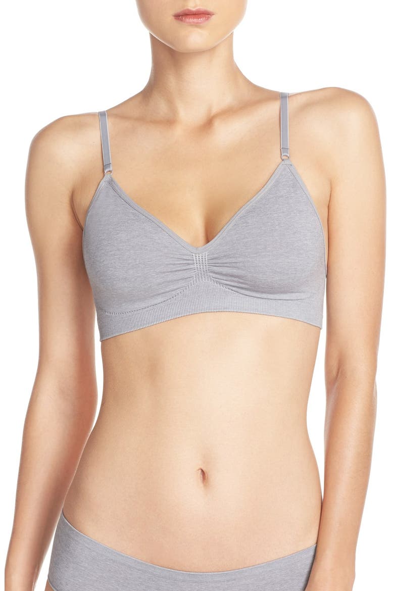 Seamless Day Bra, Main, color, GREY SLEET HEATHER