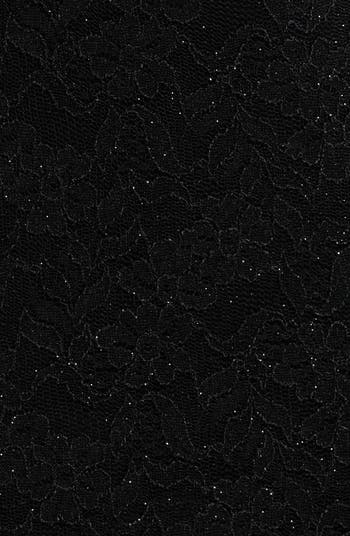Black Glitter & Lace Dress