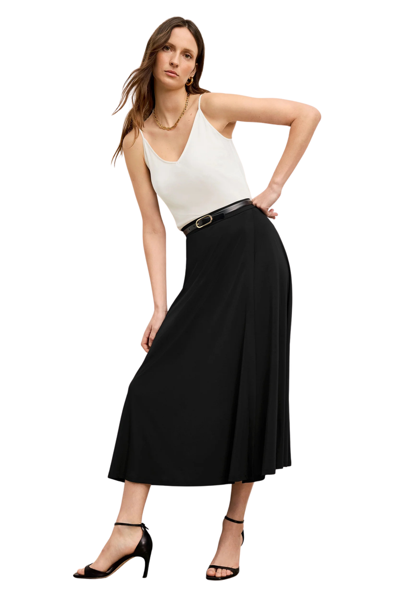 Ara Light Jersey Skirt, Alternate, color, Black