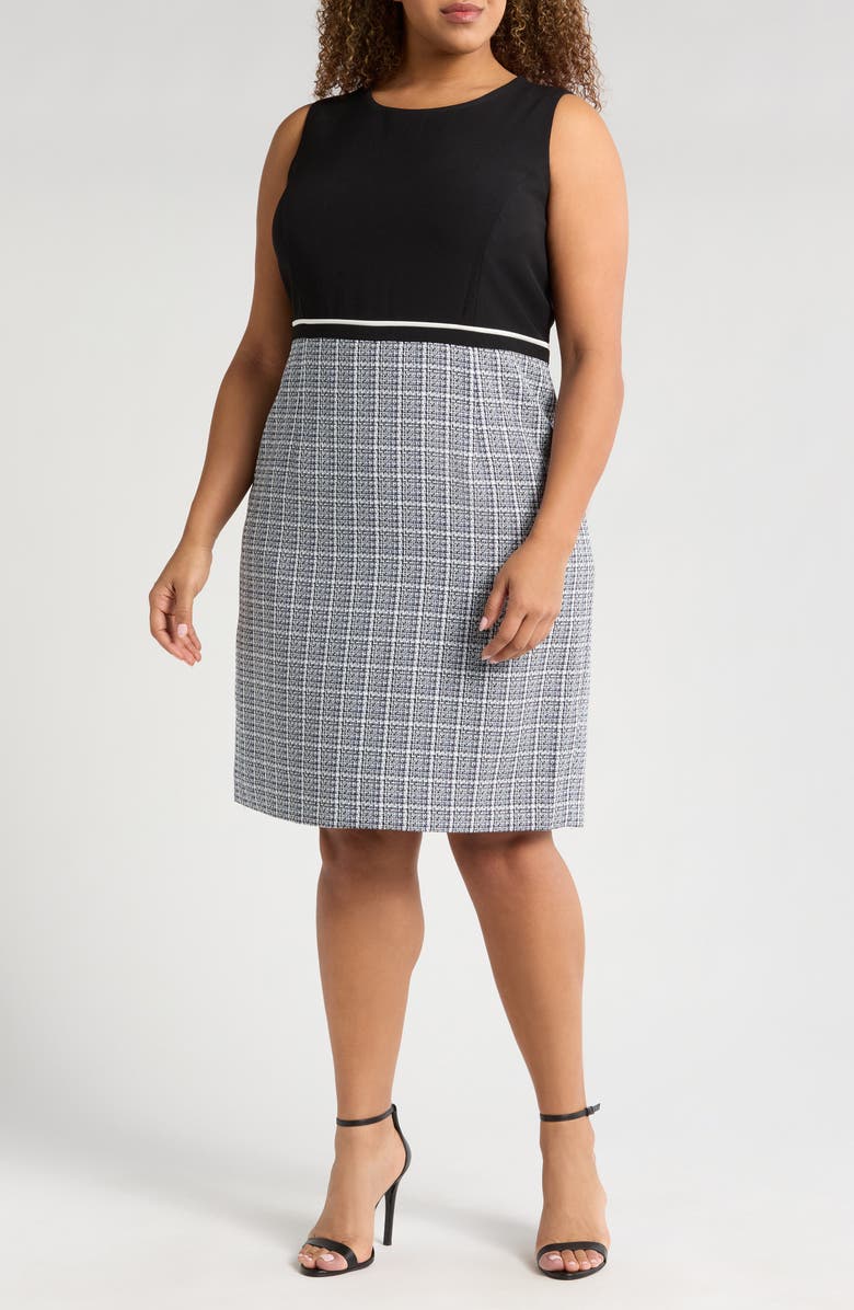 KASPER Sleeveless Sheath Dress, Main, color, 