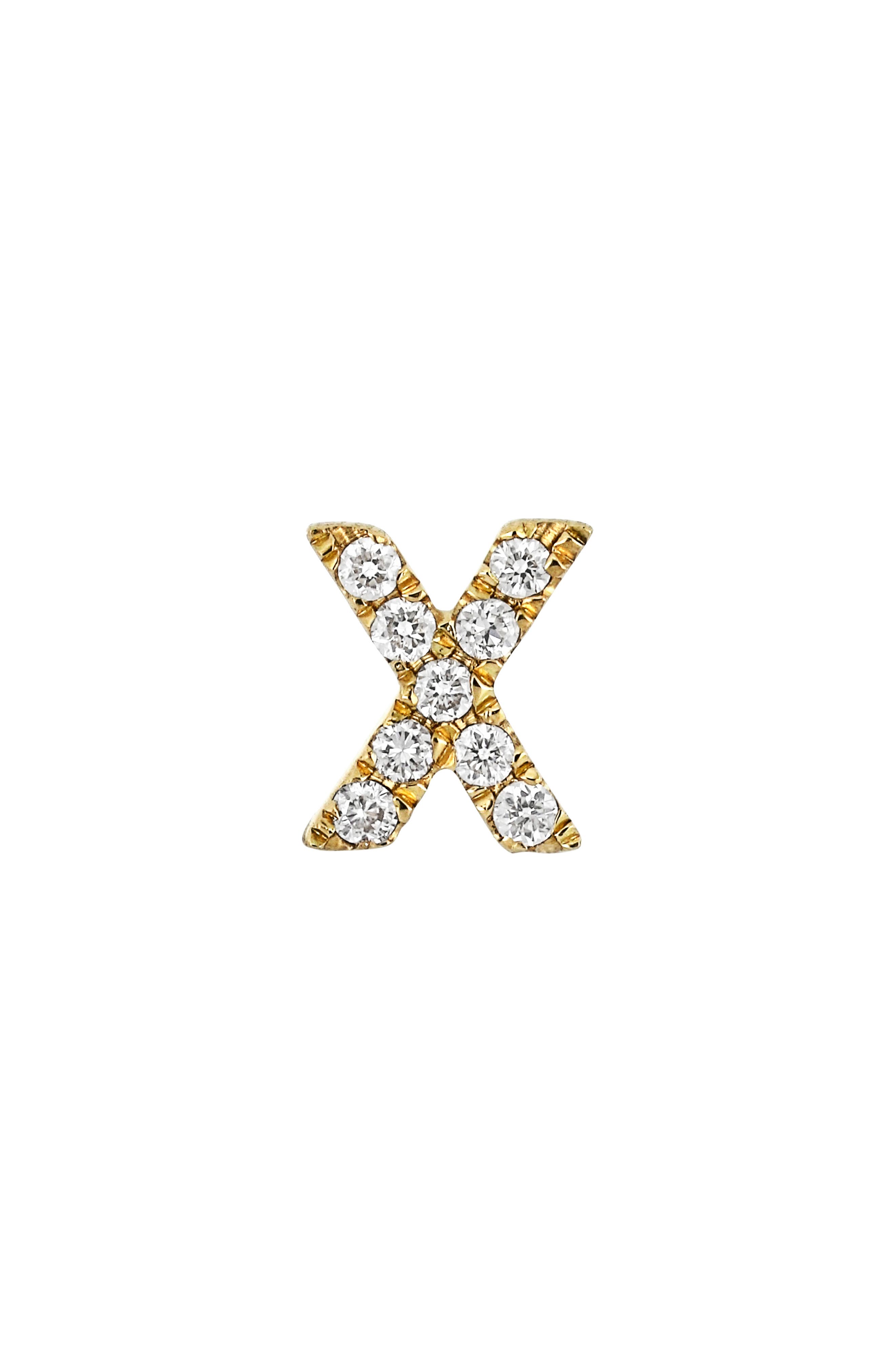 18K YELLOW GOLD - X