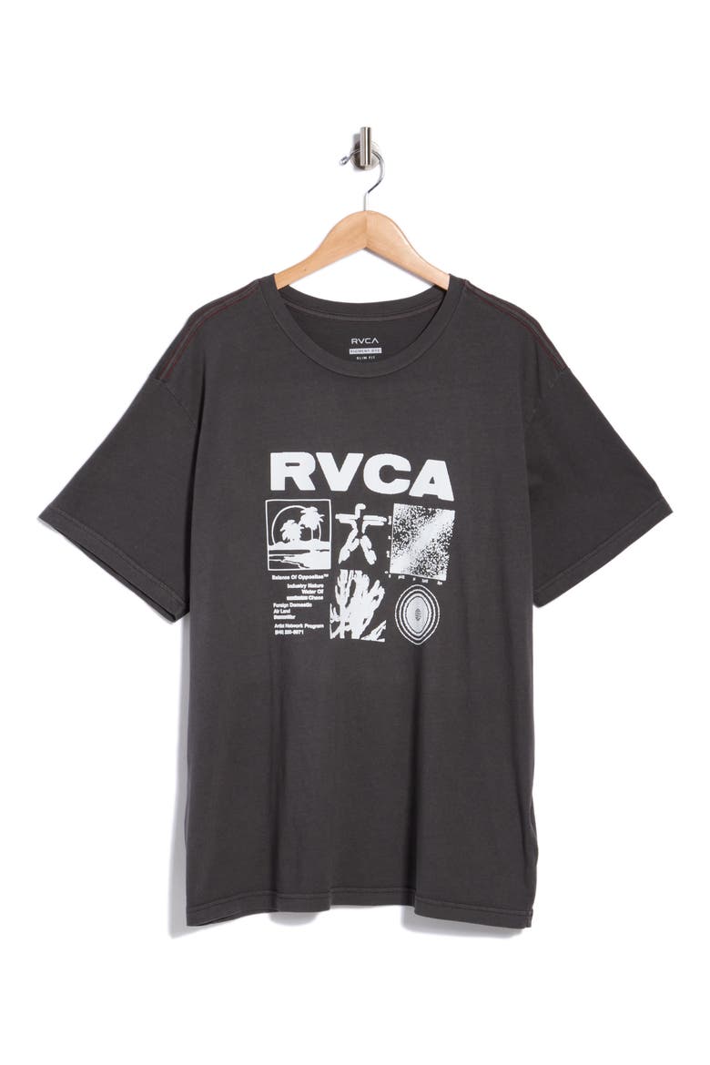 Program Cotton Graphic T-Shirt, Main, color, PIRATE BLACK