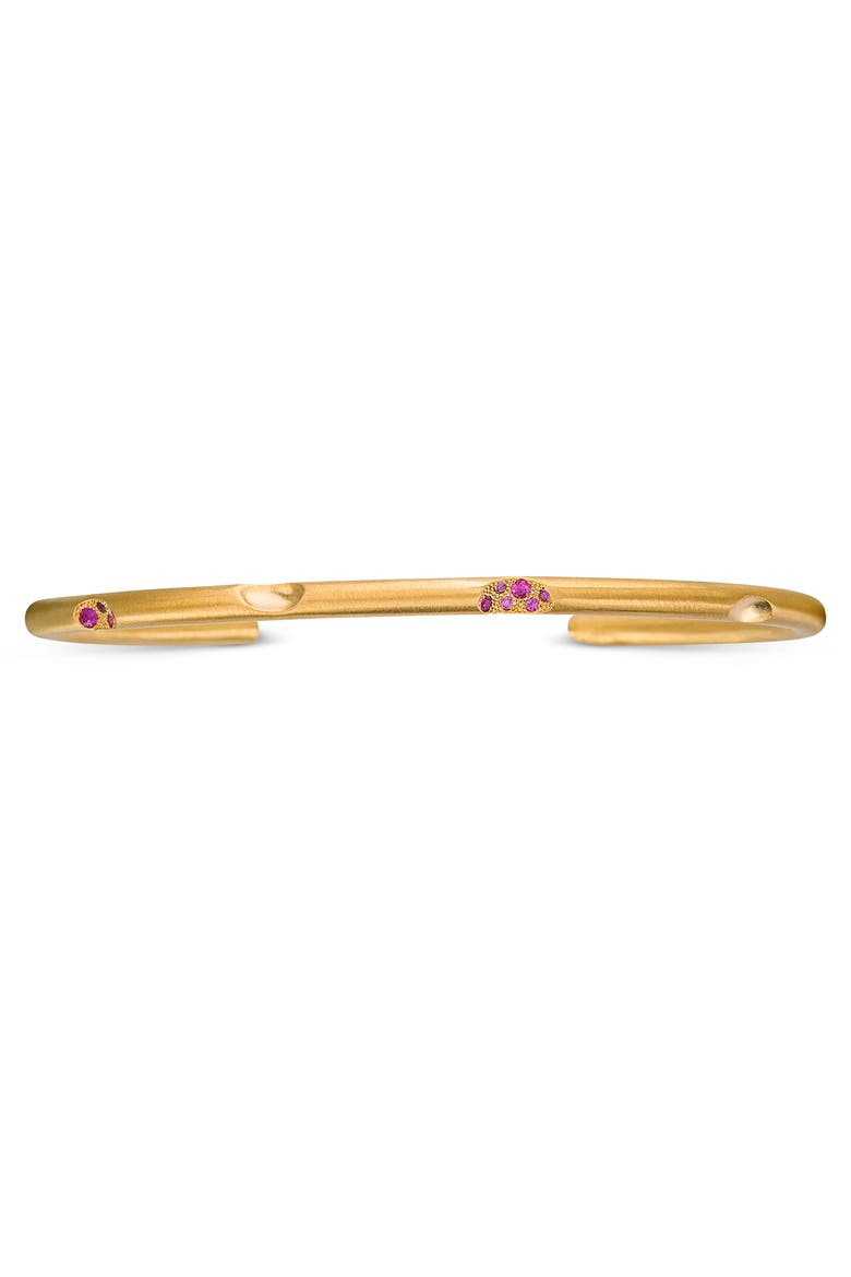 Sahara Bracelet  with Natural Gemstones. Handmade in Italy, Alternate, color, Pink Sapphires