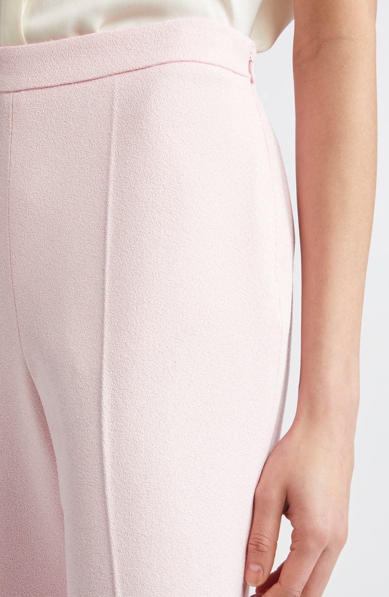 Giambattista Valli Crepe Flare Trousers, Alternate, color, Pale Rose
