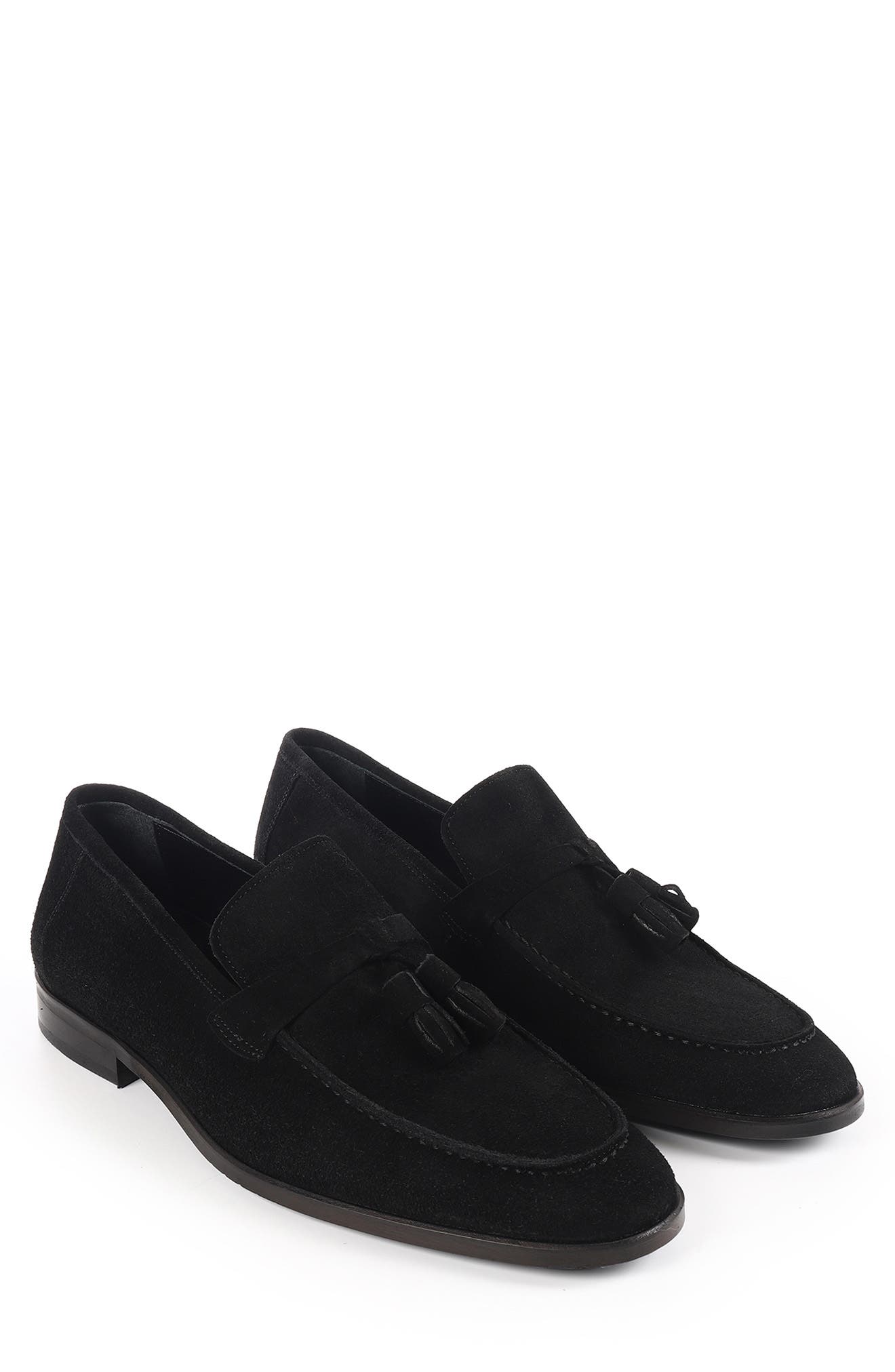 VELLAPAIS Marqueen Tassel Loafer, Alternate, color, Black