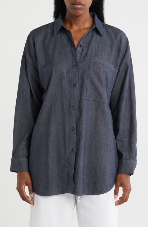 Organic Cotton Button-Up Shirt