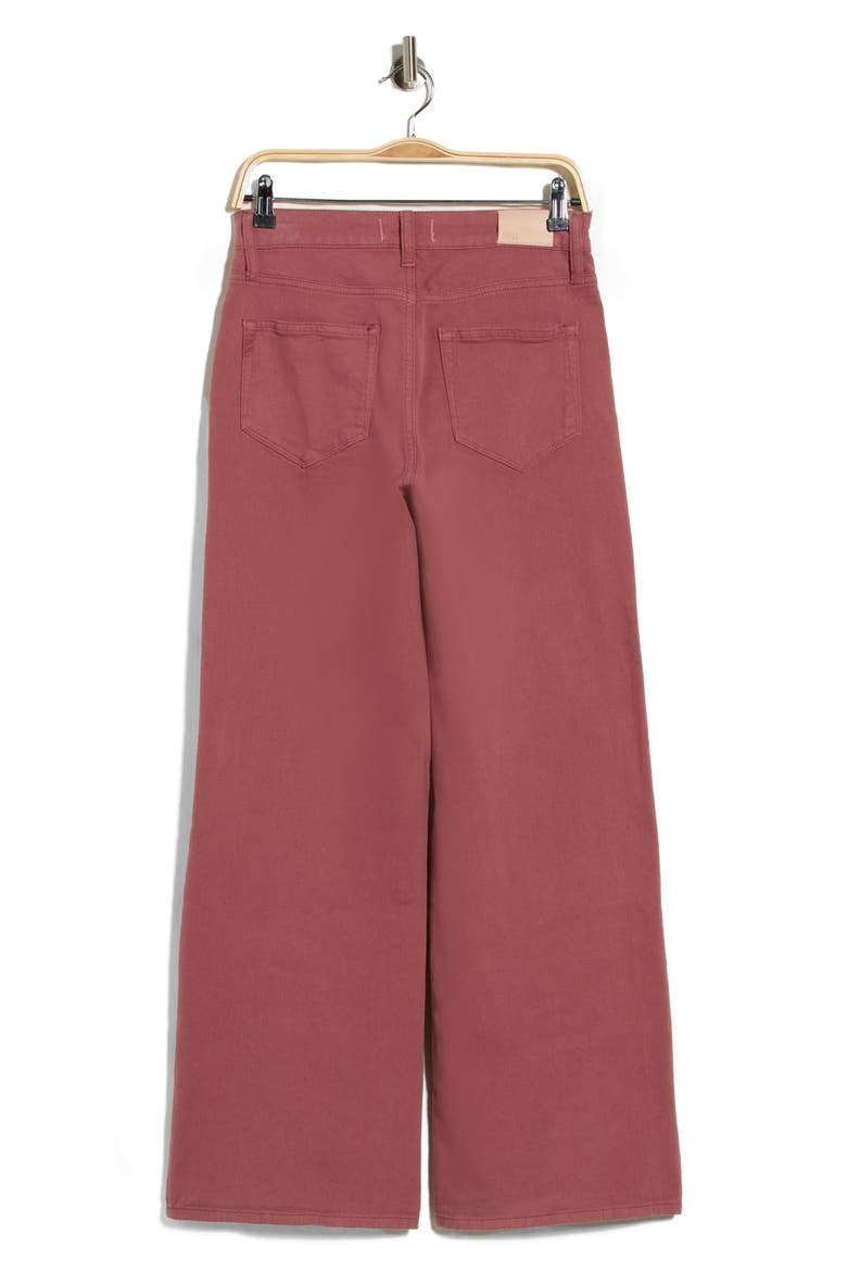 Anessa High Waist Wide Leg Jeans, Alternate, color, VINTAGE BRICK BERRY