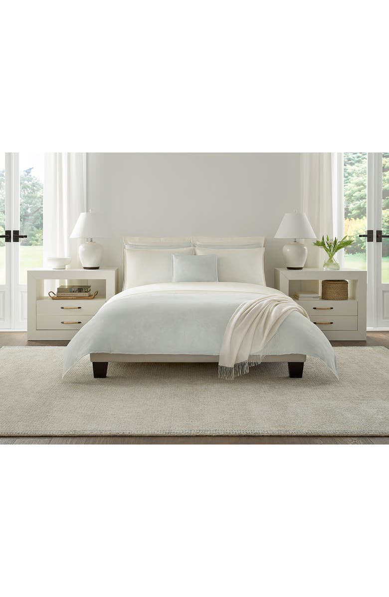 SFERRA Salara Duvet Cover, Alternate, color, Aquamarine