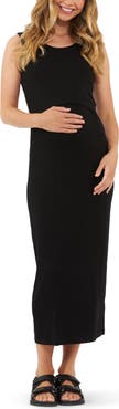Ripe Maternity Rib Maxi Nursing Dress