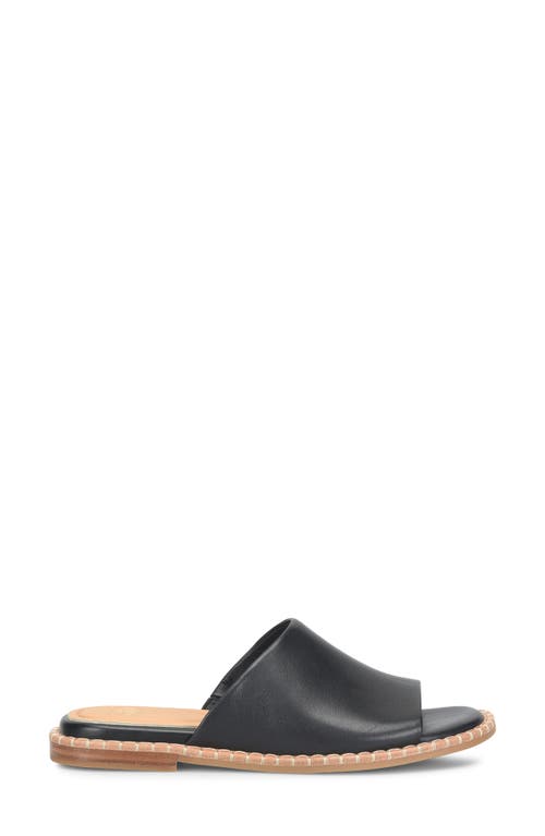 Söfft Noble Ii Slide Sandal In Black