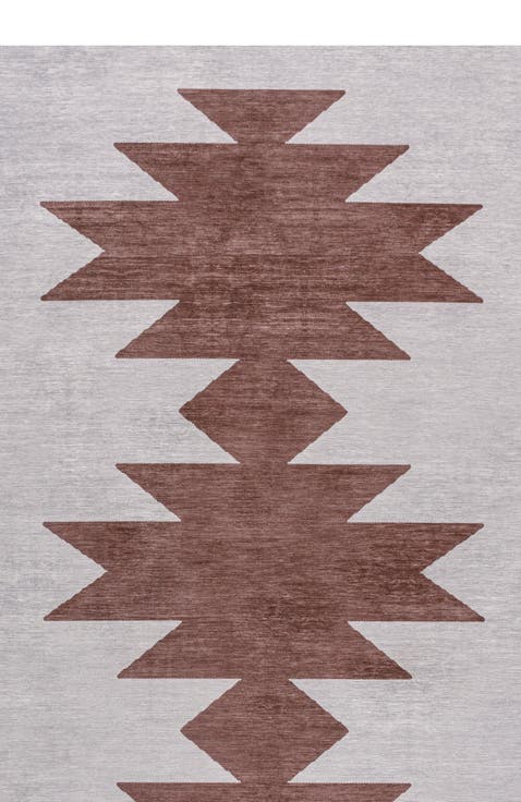 Chayton Minimalist Geometric Machine-Washable Area Rug