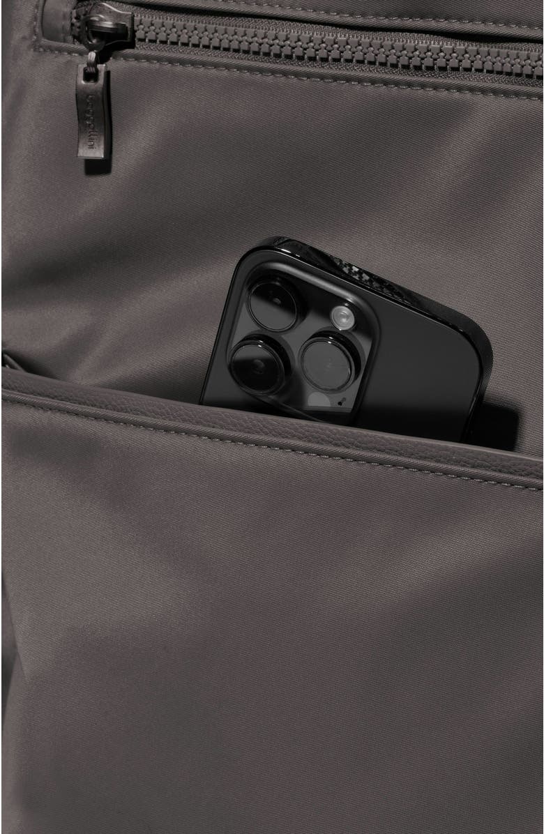 BAGGALLINI Tribeca Expandable Laptop Backpack, Alternate, color, Smoke Twill