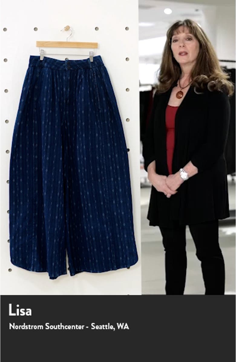 Hadley Pleated Cotton Culottes, sales video thumbnail