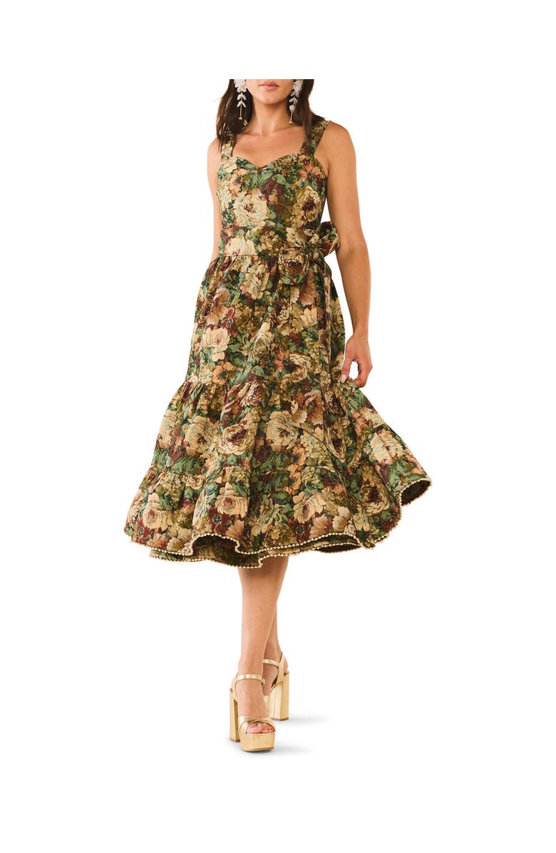 Eddy Tracy Set, Alternate, color, Flora Floral Jacquard