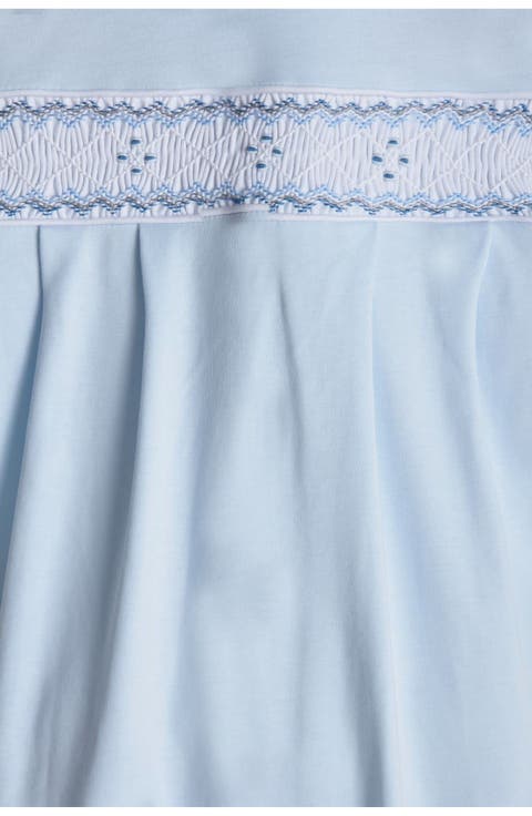 Premium Peruvian Pima CottonSmock Playsuit for Infant