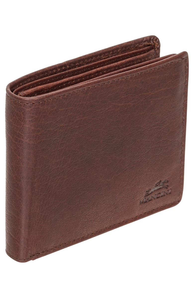 Mancini Buffalo RFID Center Wing Wallet with Coin Pocket, Alternate, color, 