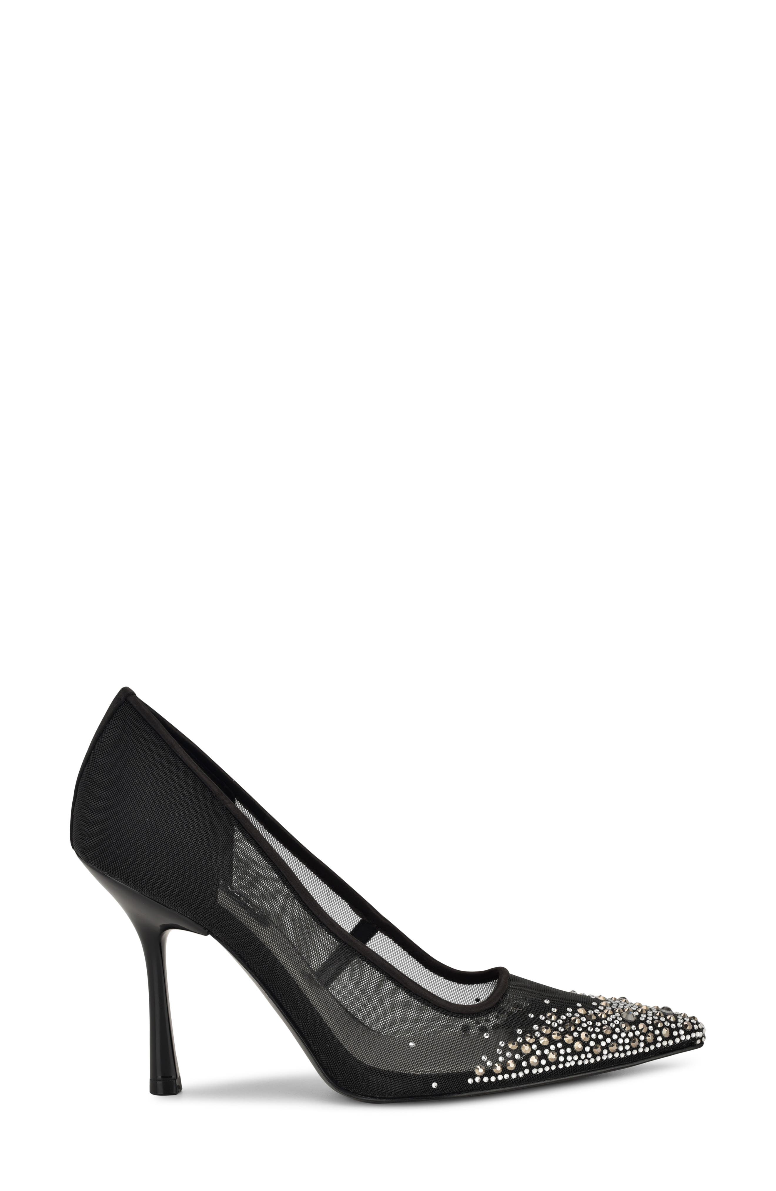 Nine West Jamiey Pointed Toe Pump, Alternate, color, Black