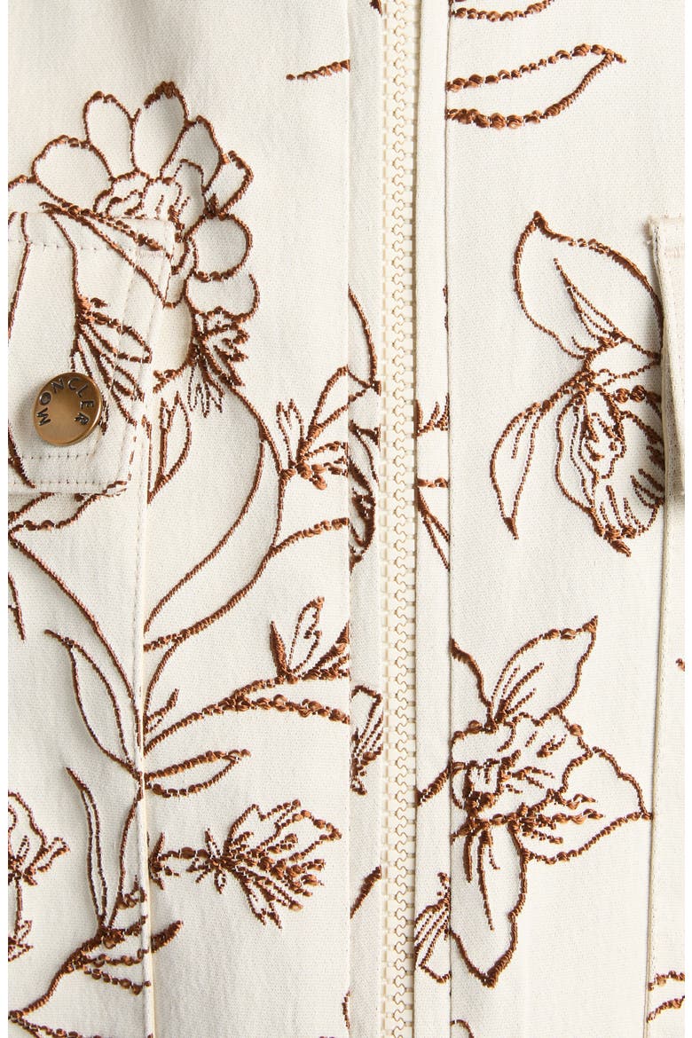 Nepeta Hooded Floral Brocade Jacket, Alternate, color, PRINT