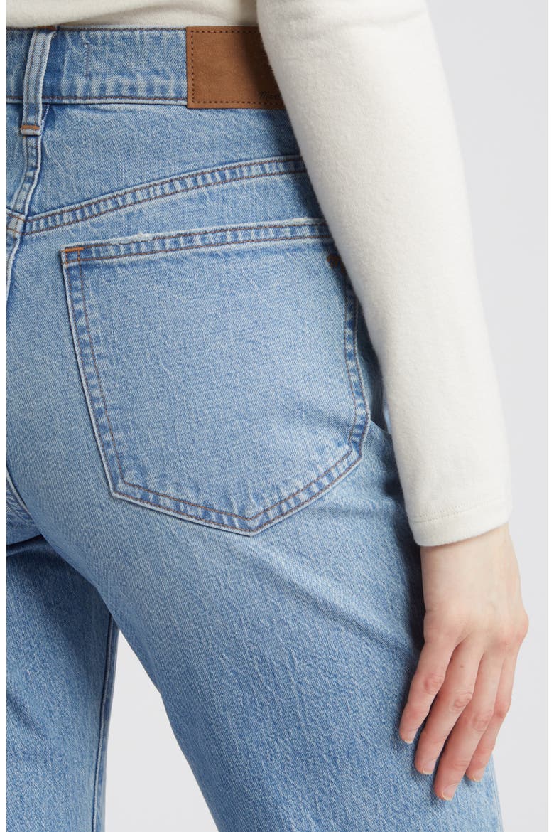 The '90s High Waist Straight Leg Jeans, Alternate, color, FERMAN WASH