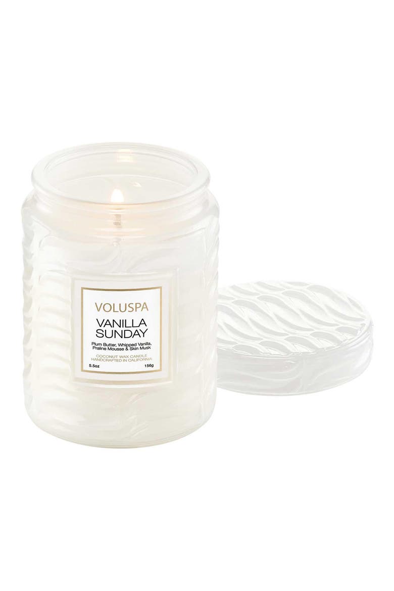 Vanilla Sunday Small Jar Candle, Alternate, color, NO COLOR