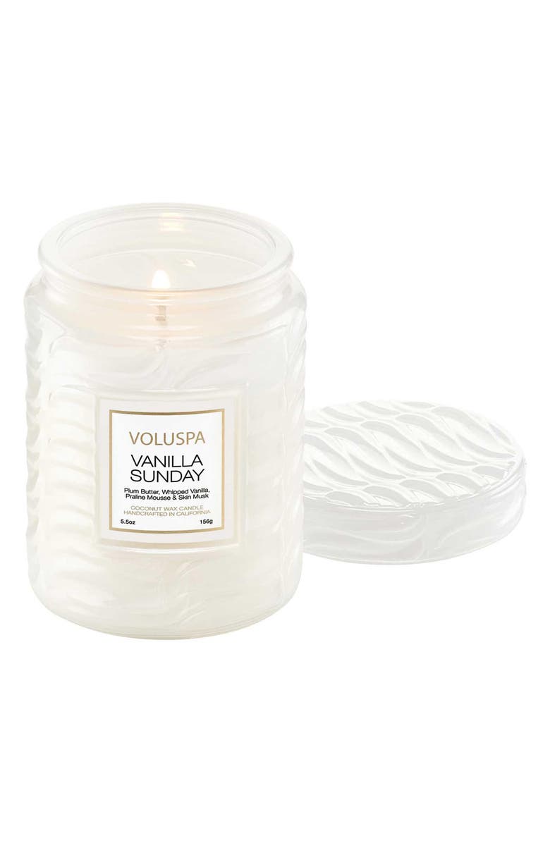 Voluspa Vanilla Sunday Small Jar Candle, Alternate, color,