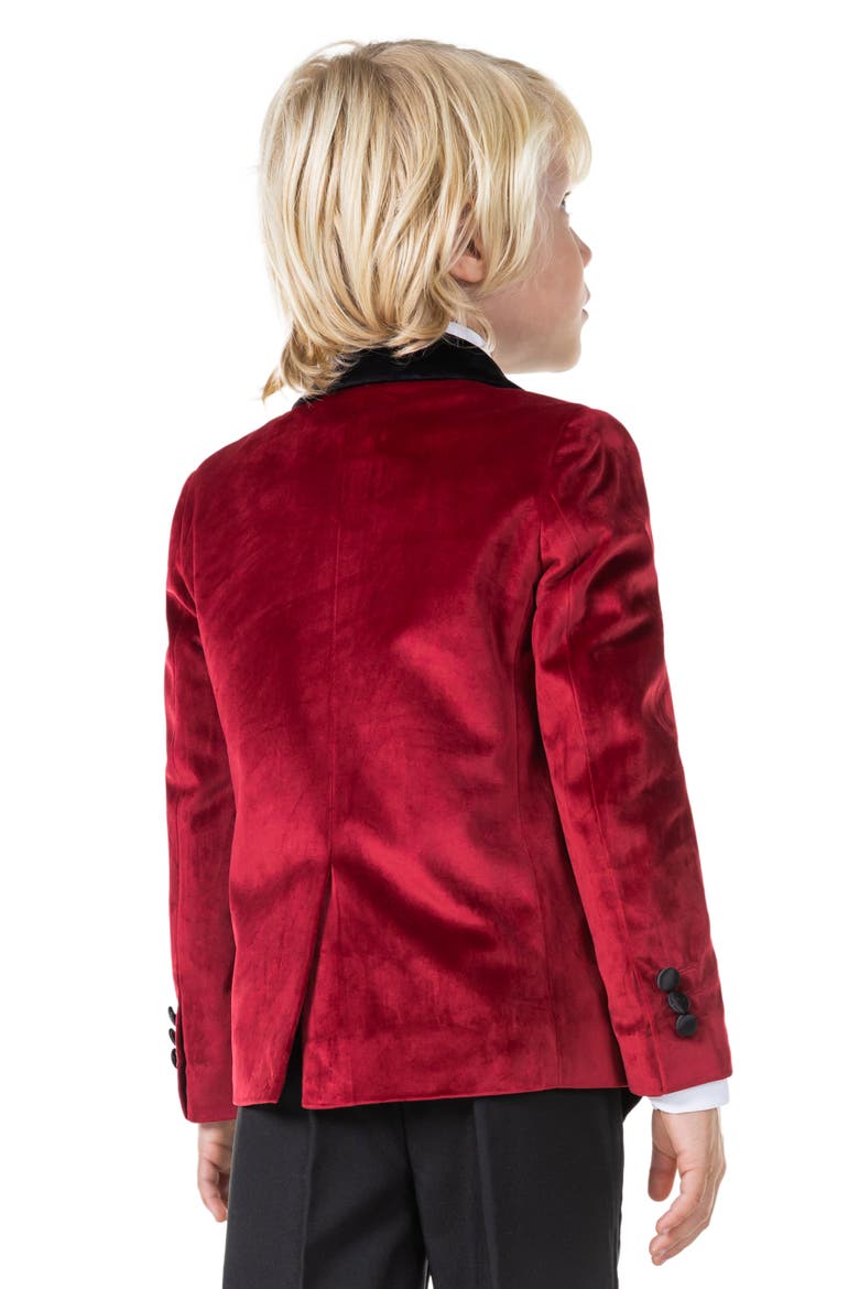 Kids' Deluxe Dinner Jacket, Alternate, color, RED
