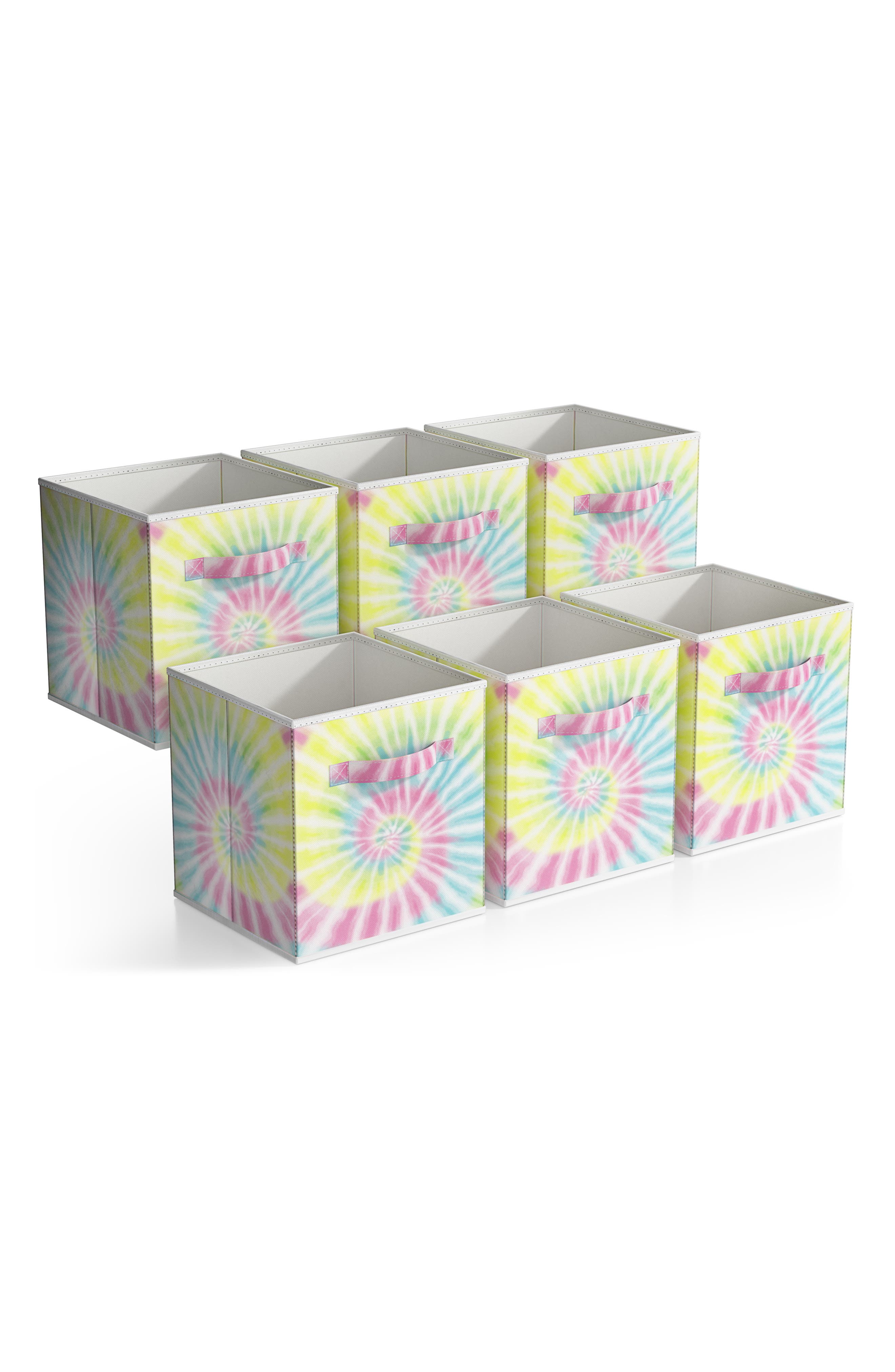 Set of 6 11-Inch Foldable Storage Bins