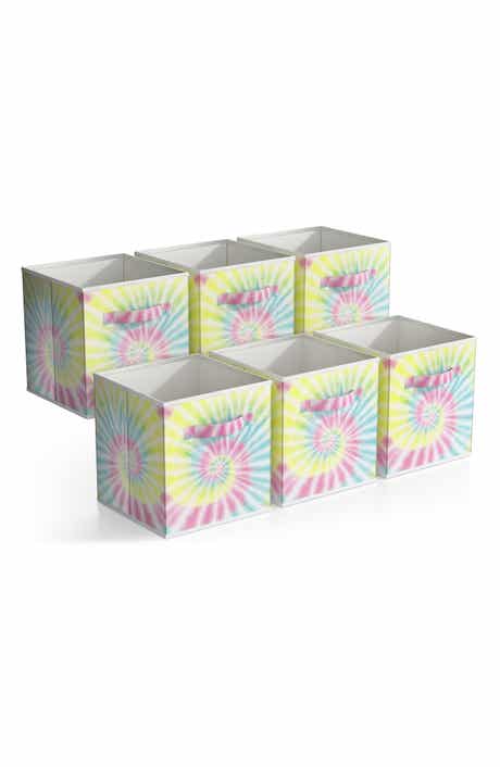 Set of 6 11-Inch Foldable Storage Bins
