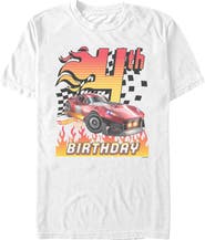 Hot Wheels Men's Hot Wheels GT Scorcher 4th Birthday Graphic T-Shirt