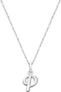 Tiny Blessings Sterling Silver Initial 12-14" Necklace