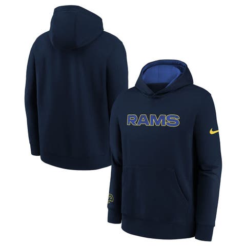 Youth Nike Midnight Blue Los Angeles Rams 2025 Rivalries Collection Club Hoodie