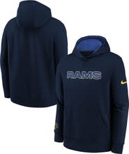 Nike Youth Nike Midnight Blue Los Angeles Rams 2025 Rivalries Collection Club Hoodie