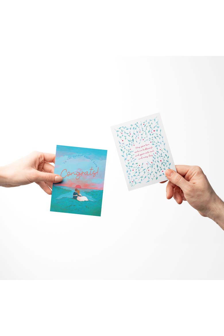 Wedding Greeting Card Pack (3ct) "Grow and Flourish, Heart, Congrats Couple", Alternate, color, Multi-Pack