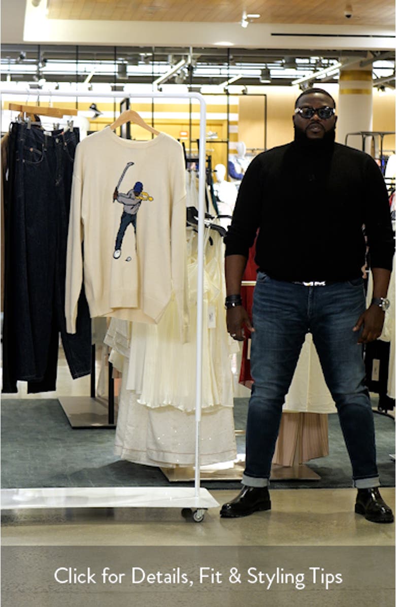 Swingman Intarsia Crewneck Sweater, sales video thumbnail