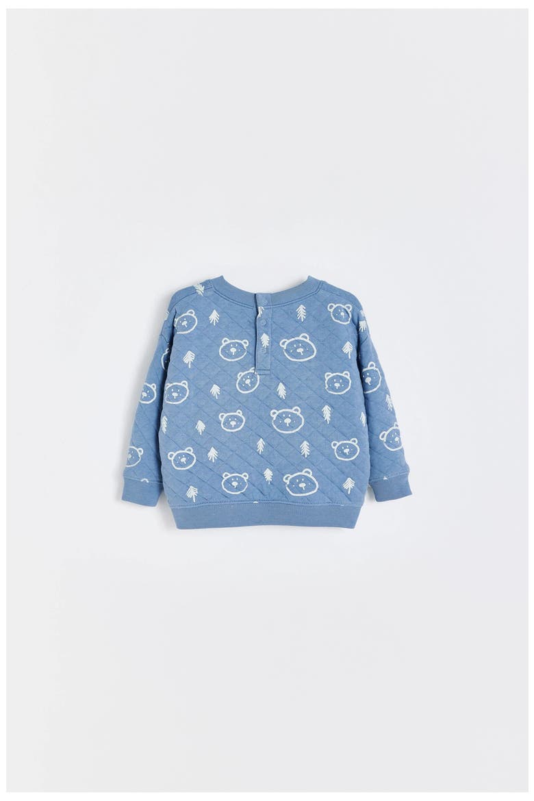 Pat Blue Sweatshirt for Infant, Alternate, color, PASTEL-BLUE