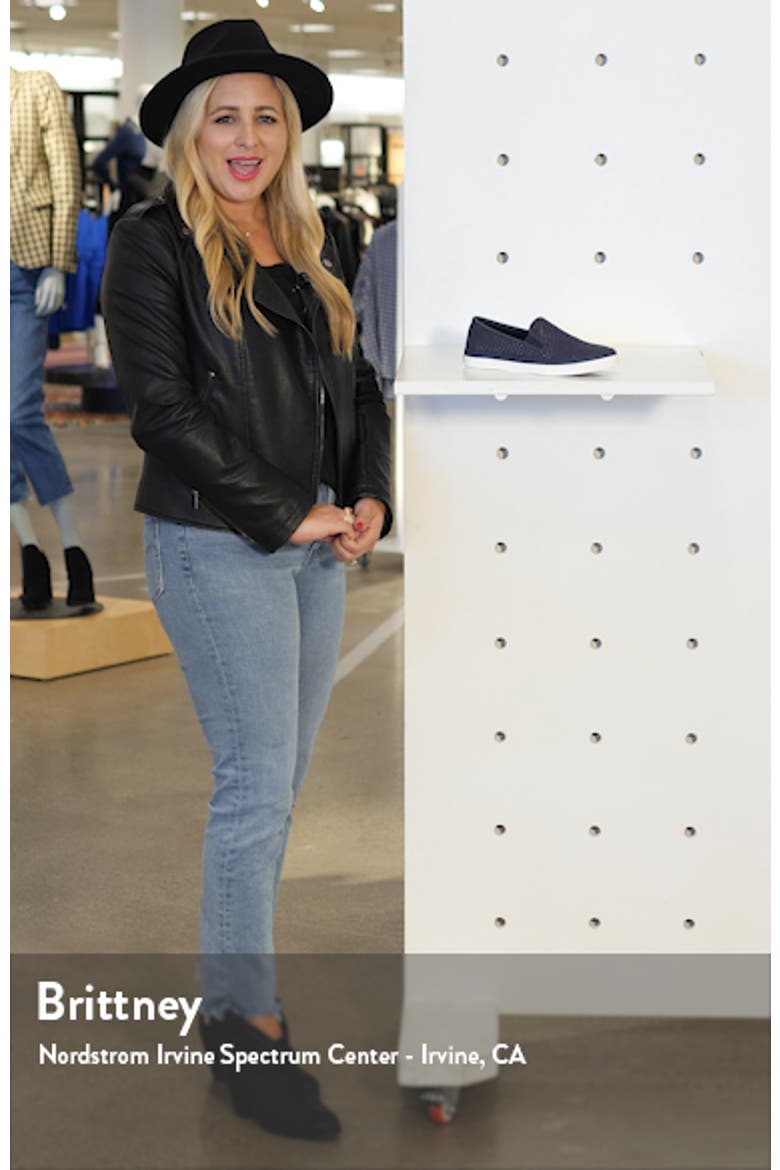 Sperry Seaside Perforated Varsity Slip-On Sneaker video
