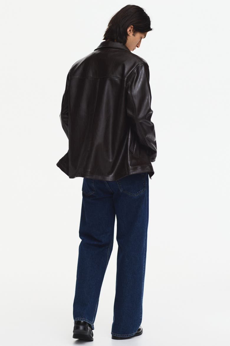 Coated Jacket, Alternate, color, Dark brown